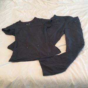 Purple label yoga scrub set!